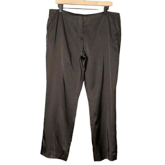 Miu Miu Chocolate Brown Satin Trouser Dress Pants - Picture 1 of 14